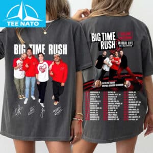Big Time Rush Every Song Every Episode In Real Life Tour 2025 Shirt 2