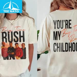 Big Time Rush In Real Life Worldwide 2025 Tour Shirt1