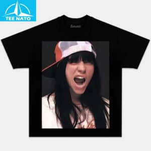 Billie Eilish Aggressive Pose Trucker Hat Shirt