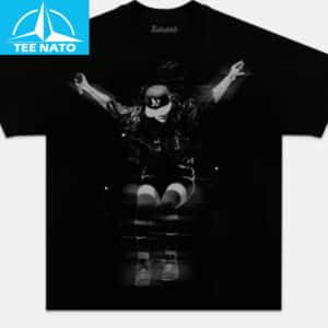 Billie Eilish Dynamic Pose Concert Graphic Shirt1