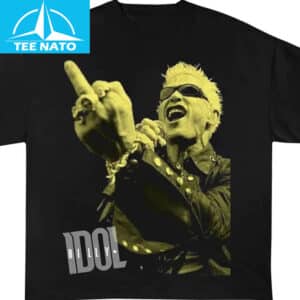Billy Idol Middle Finger Shirt