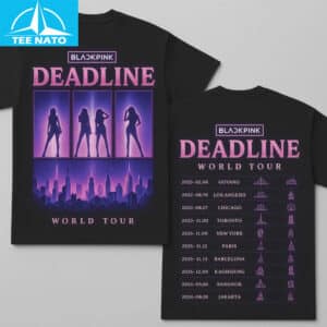 Blackpink Deadline World Tour 2025 Fan Shirt