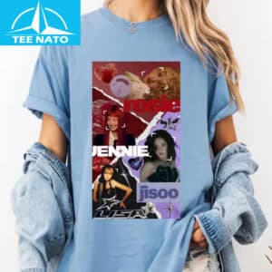 Blackpink Jennie Jisoo Lisa K Pop Music Collage Shirt2