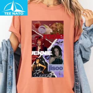 Blackpink Jennie Jisoo Lisa K Pop Music Collage Shirt3