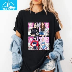 Blackpink Kpop Girl Group Comic Shirt4