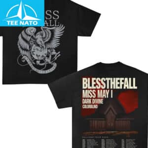 Blessthefall Miss May I Dark Divine Colorblind Gallows Tour 2025 Shirt