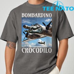 Bombardino CrocodiloItalian Brainrot T Shirt 4
