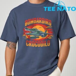 Bombardiro Crocodilo Funny Italian Brainrot T Shirt 1