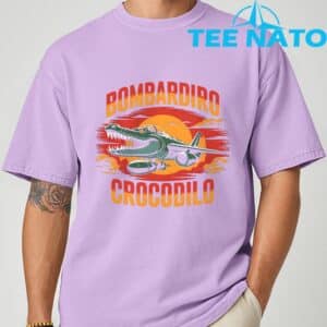 Bombardiro Crocodilo Funny Italian Brainrot T Shirt 2
