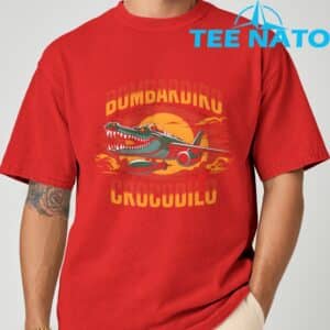 Bombardiro Crocodilo Funny Italian Brainrot T Shirt 4