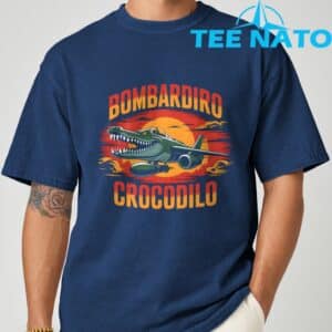 Bombardiro Crocodilo Funny Italian Brainrot T Shirt 5