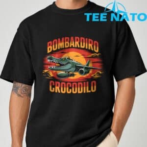 Bombardiro Crocodilo Funny Italian Brainrot T Shirt 7