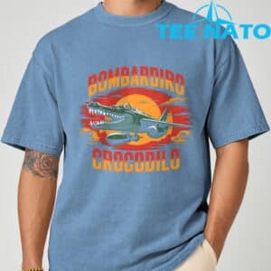 Bombardiro Crocodilo Funny Italian Brainrot T Shirt 9