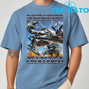 Bombardiro Crocodilo Italian Brainrot Meme T Shirt 1