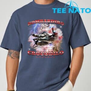 Bombardiro Crocodilo Italian Brainrot Meme T Shirt 2 1