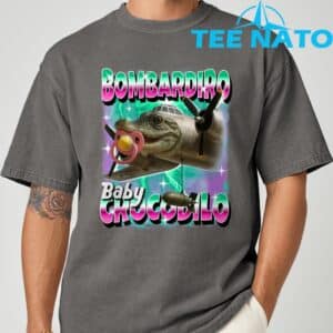 Bombardiro Crocodilo Italian Brainrot T Shirt 3