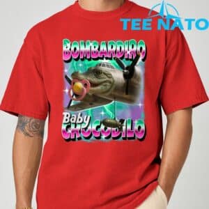 Bombardiro Crocodilo Italian Brainrot T Shirt 4