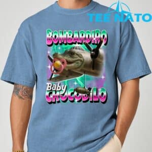 Bombardiro Crocodilo Italian Brainrot T Shirt 9