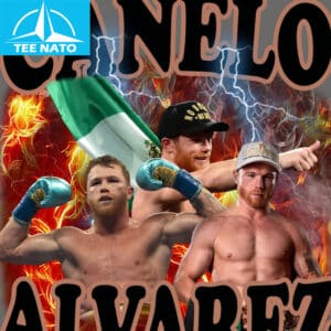 Canelo Alvarez Boxing Retro Style Shirt