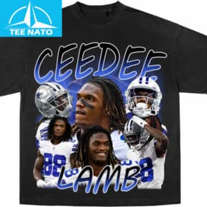 CeeDee Lamb Dallas Cowboys Vintage Style Football Shirt1