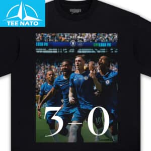 Chelsea FC 3-0 Football Match Graphic Shirt 12 Chelsea FC 3 0 Football Match Graphic Shirt