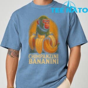 Chimpanzini Bananini Funny Italian Brainrot Kids Meme T Shirt 1