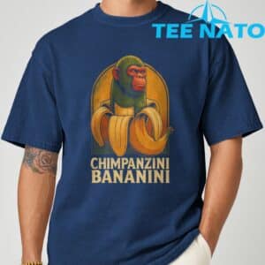 Chimpanzini Bananini Funny Italian Brainrot Kids Meme T Shirt 6