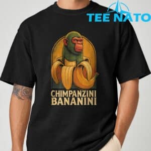 Chimpanzini Bananini Funny Italian Brainrot Kids Meme T Shirt 8