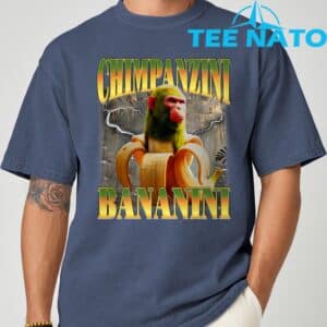 Chimpanzini Bananini Funny Italian Brainrot Meme Monkey T Shirt 1 1