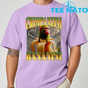 Chimpanzini Bananini Funny Italian Brainrot Meme Monkey T Shirt 2 1