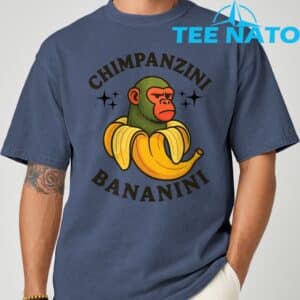 Chimpanzini Bananini Funny meme T Shirt 2