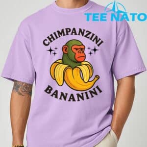 Chimpanzini Bananini Funny meme T Shirt 3