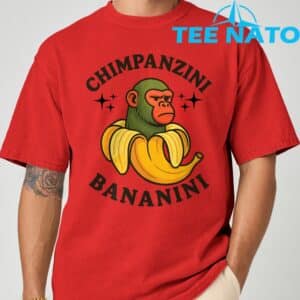Chimpanzini Bananini Funny meme T Shirt 5