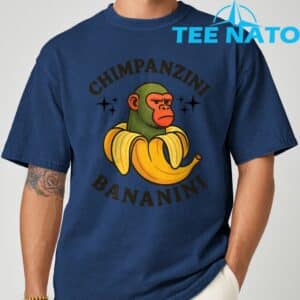 Chimpanzini Bananini Funny meme T Shirt 6