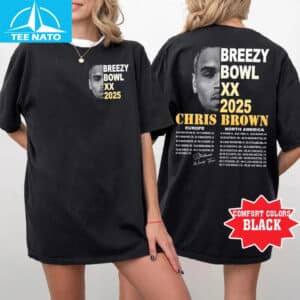 Chris Brown 2025 Tour Shirt