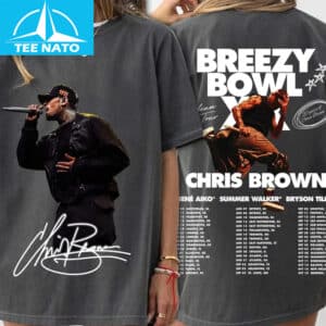 Chris Brown Breezy Bowl Tour 2025 Shirt