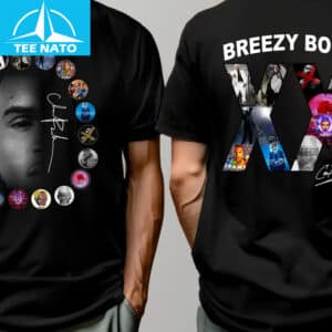 Chris Brown Breezy Bowl XX Album Covers Graphic Shirt 12 Chris Brown Breezy Bowl XX Album Covers Graphic Shirt