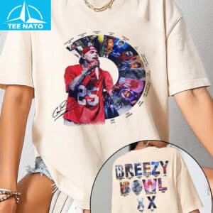 Chris Brown Breezy Bowl XX Album History Shirt