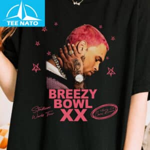 Chris Brown Breezy Bowl XX Stadium World Tour Shirt