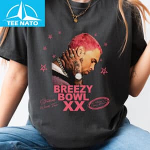 Chris Brown Breezy Bowl XX Stadium World Tour Shirt2