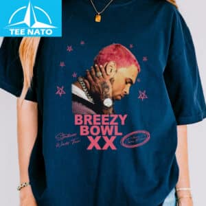 Chris Brown Breezy Bowl XX Stadium World Tour Shirt3