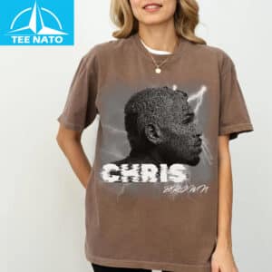 Chris Brown Lightning Graphic Music Fan Shirt2