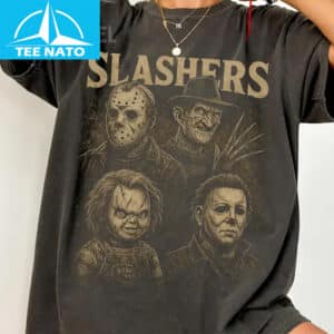 Chucky Michael Myers Jason Voorhees Freddy Krueger Halloween Shirt