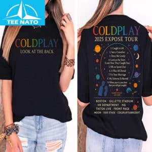 Coldplay 2025 Tracklist Cam Scandal Shirt