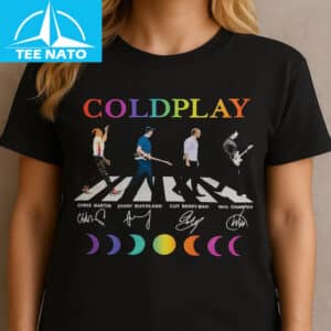 Coldplay Rainbow Abbey Road Shirt