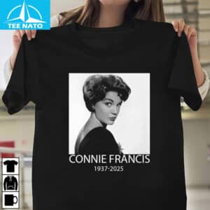 Connie Francis 1937 2025 Memorial Photo Shirt