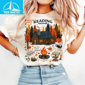 Cozy Cabin Reading Retreat Shirt2