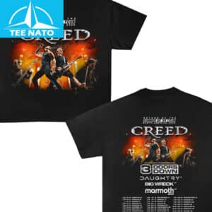 Creed Band 2025 Tour Summer of 99 Tour Shirt