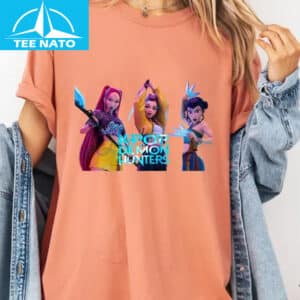 Cute Korean Girl Group Demon Hunters Graphic Shirt2