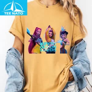 Cute Korean Girl Group Demon Hunters Graphic Shirt3
